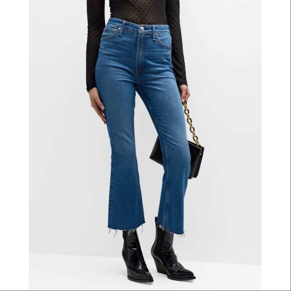 Rag & Bone | Women's Casey High-Rise Ankle Flare Jeans Blue Cindy Wash Denim 26 - Picture 2 of 11